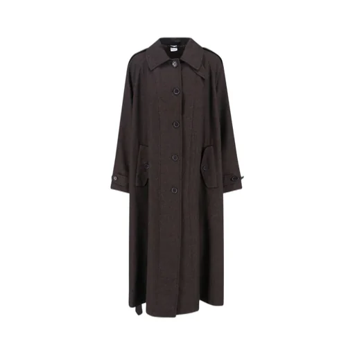 Flannel Trench Coat