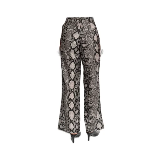 Relaxed Fit Patterned Pants