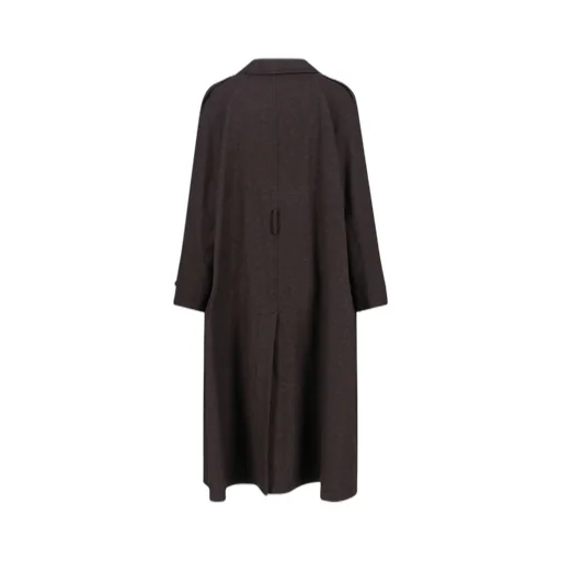 Flannel Trench Coat