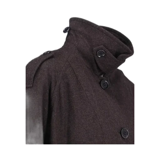 Flannel Trench Coat