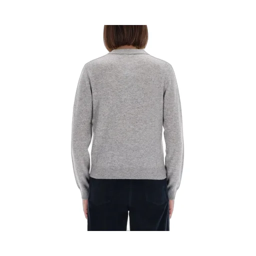 Polo-Collar Long Sleeved Jumper