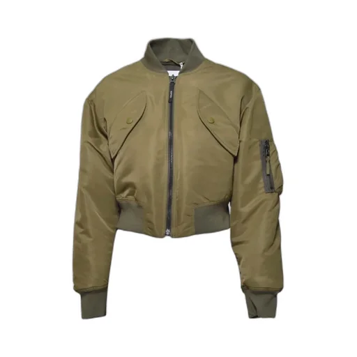 Zip-Up Cropped Jacket