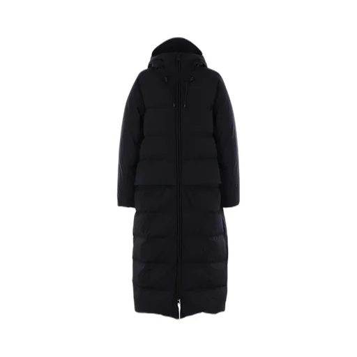 Zipped Hooded Long Coat