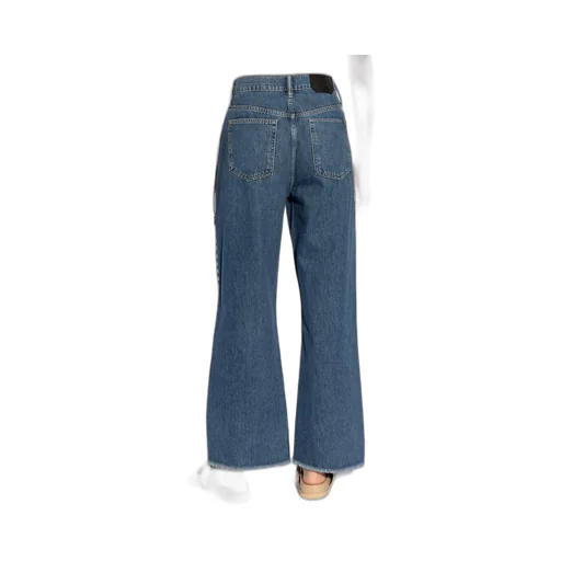 Studded Wide-Leg Jeans