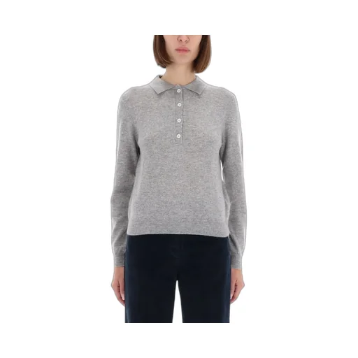 Polo-Collar Long Sleeved Jumper