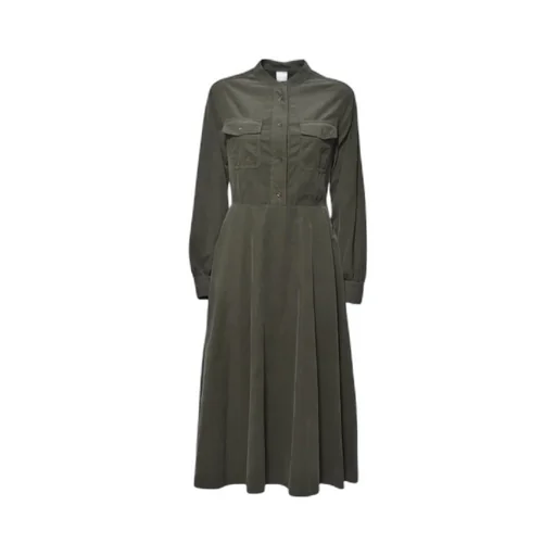 Ribbed Velvet Midi Dress