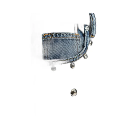 Studded Wide-Leg Jeans