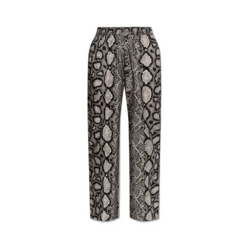 Relaxed Fit Patterned Pants