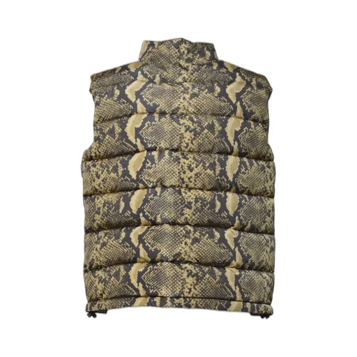 Printed Zip-Up Gilet