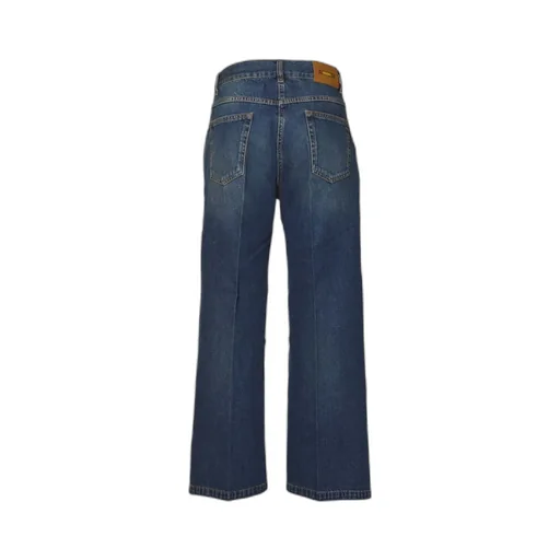 Denim Wide-Leg Jeans