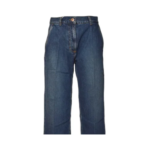 Denim Wide-Leg Jeans