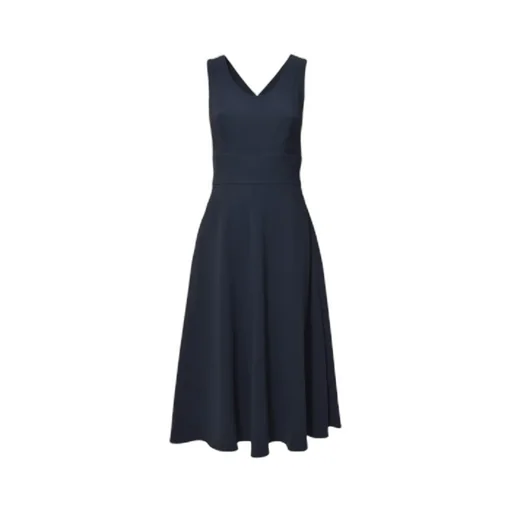 Long Crepe Cady Dress