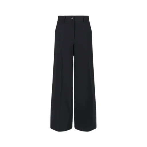 Double-Breasted Straight Hem Suit