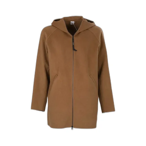 Zip-Up Hooded Coat