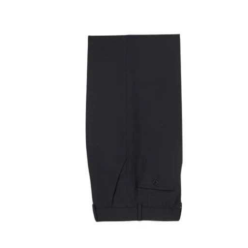 Double-Breasted Straight Hem Suit