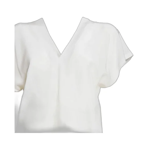 V-Neck Satin Blouse