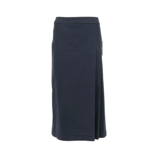 Mid-Rise Pleated Skirt