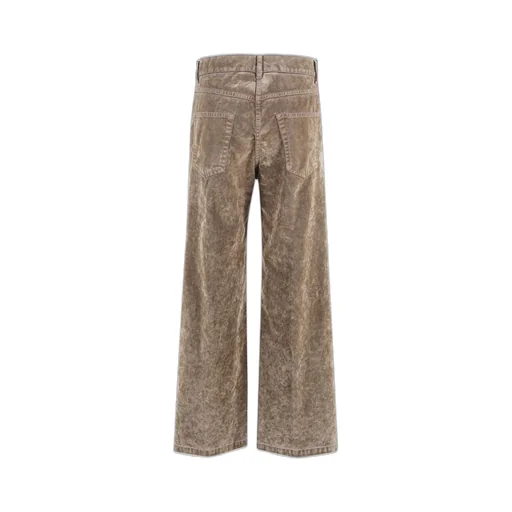 Wide-Leg Cotton Pants