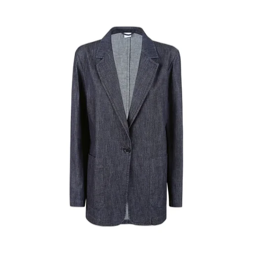 Single-Breasted Denim Jacket