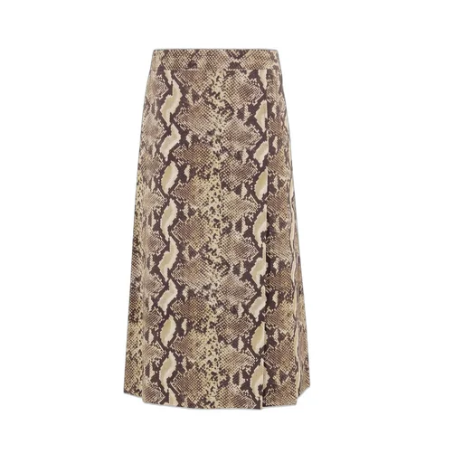 Printed A-Line Skirt