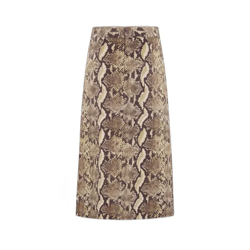 Printed A-Line Skirt