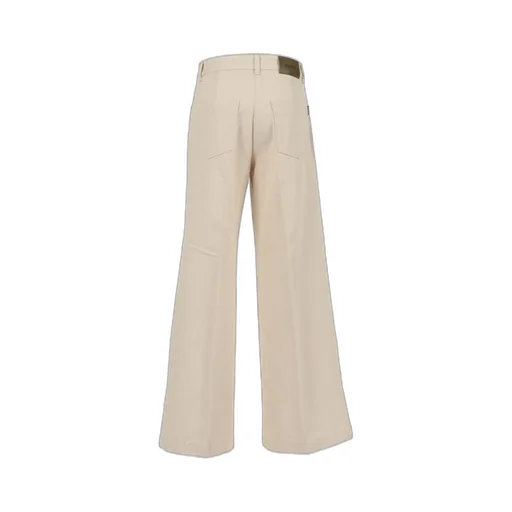Logo Patch Wide Leg Jeans