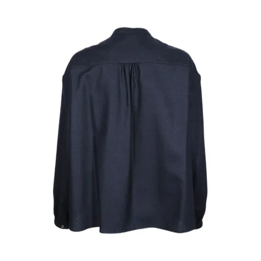 Pocketed Button-Up Top