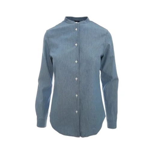 Long-Sleeved Denim Shirt