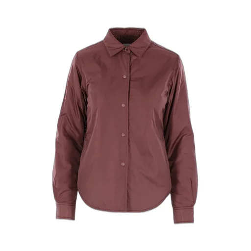Buttoned Padded Shirt Jacket