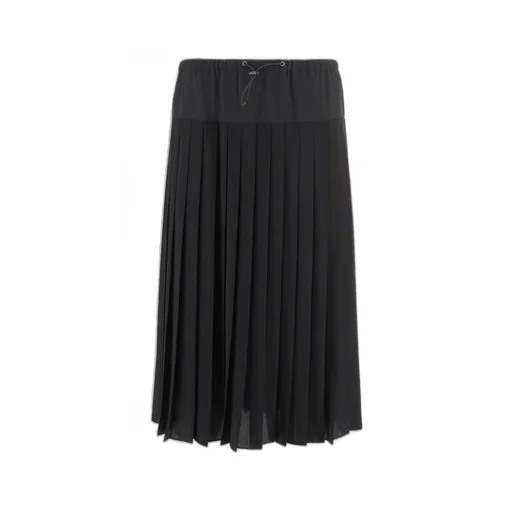 Pleated Midi Skirt