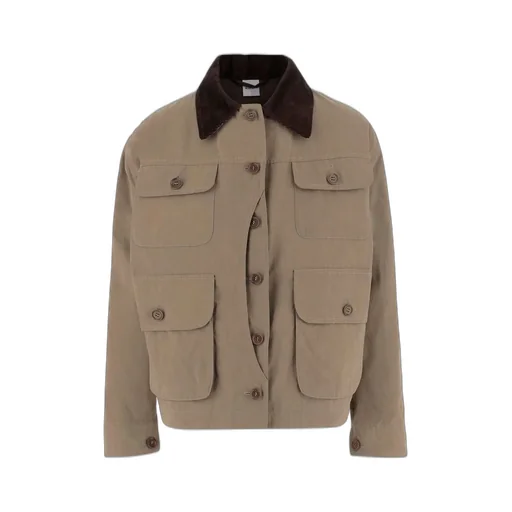 Pocket Detailed Buttoned Jacket