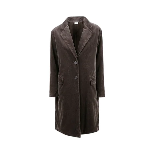 Long Sleeved Corduroy Coat