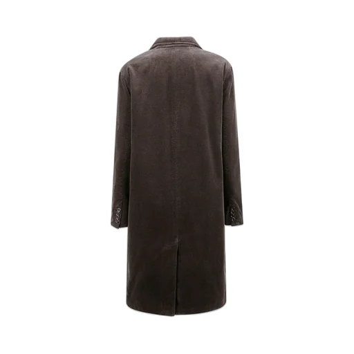 Long Sleeved Corduroy Coat