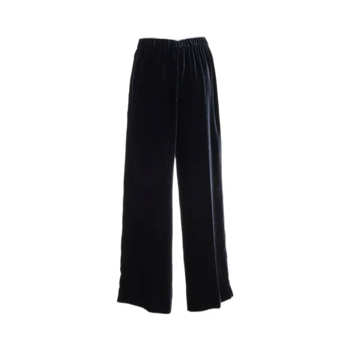 Elastic-Waistband Cropped Trousers