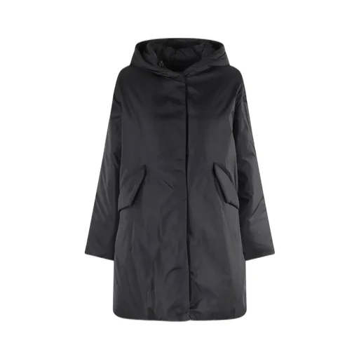 Long-Sleeved Hooded Coat