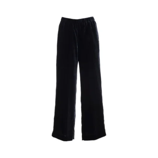 Elastic-Waistband Cropped Trousers