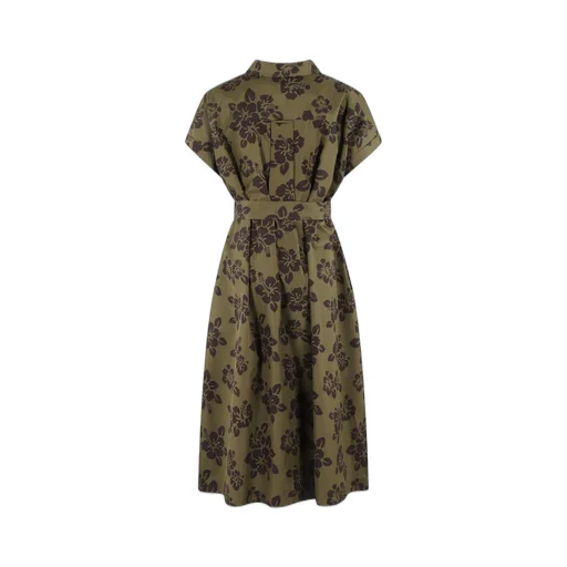Hibiscus Printed Long Dress