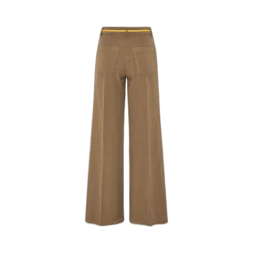 Drawstring Wide-Leg Trousers