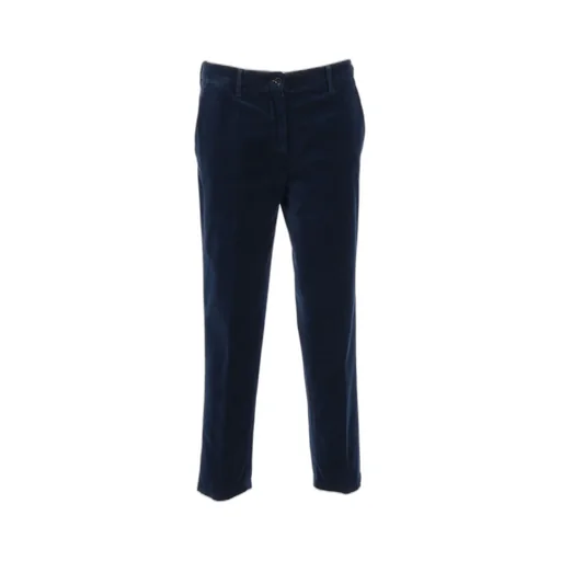 Mid-Rise Straight-Leg Trousers