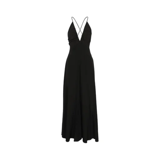 V-Neck Sleeveless Midi Dress