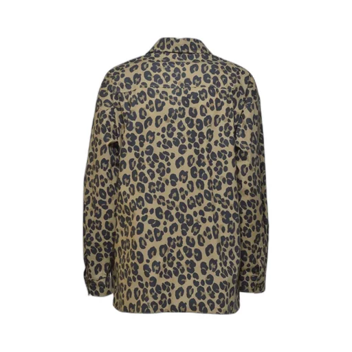 Leopard Printed Long Sleeved Shirt