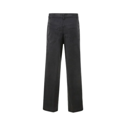 Cropped Straight Leg Trousers