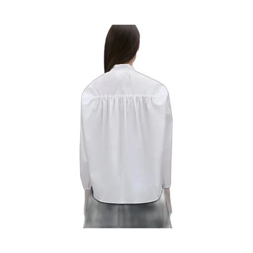 Drop-Shoulder Button-Up Shirt