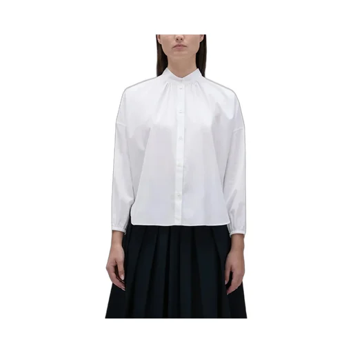 Drop-Shoulder Button-Up Shirt