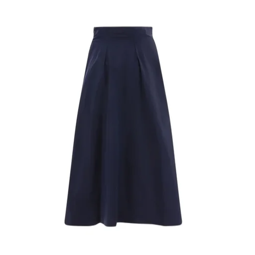 Ruched Flared Skirt