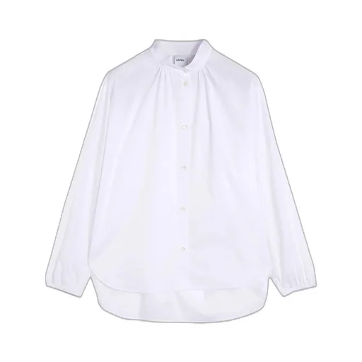 Drop-Shoulder Button-Up Shirt