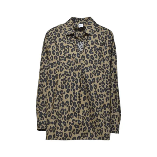Leopard Printed Long Sleeved Shirt