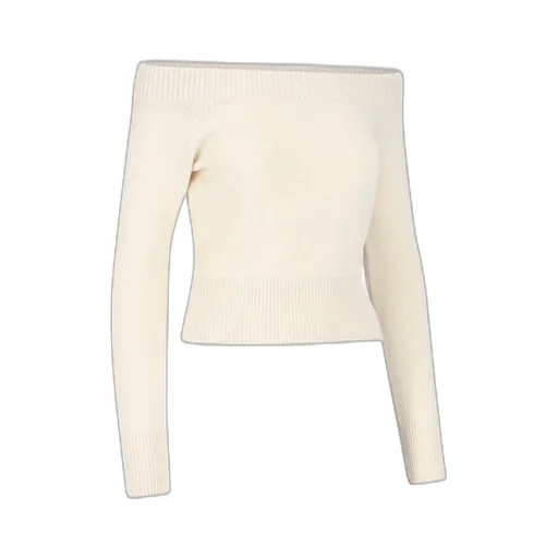 Off-Shoulder Long-Sleeved Jumper