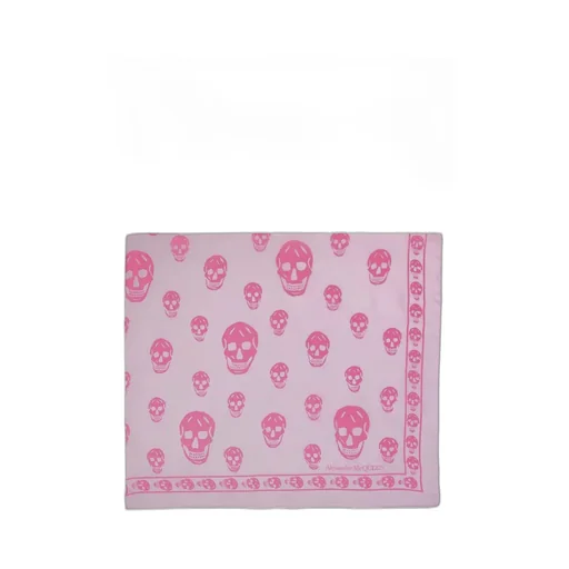 Skull Printed Finished Edges Scarf