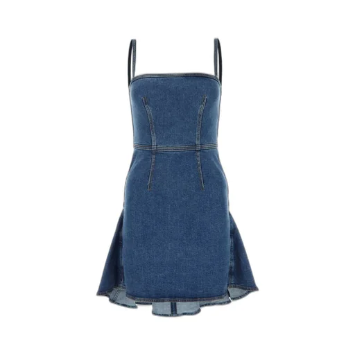Spaghetti Strap Denim Mini Dress